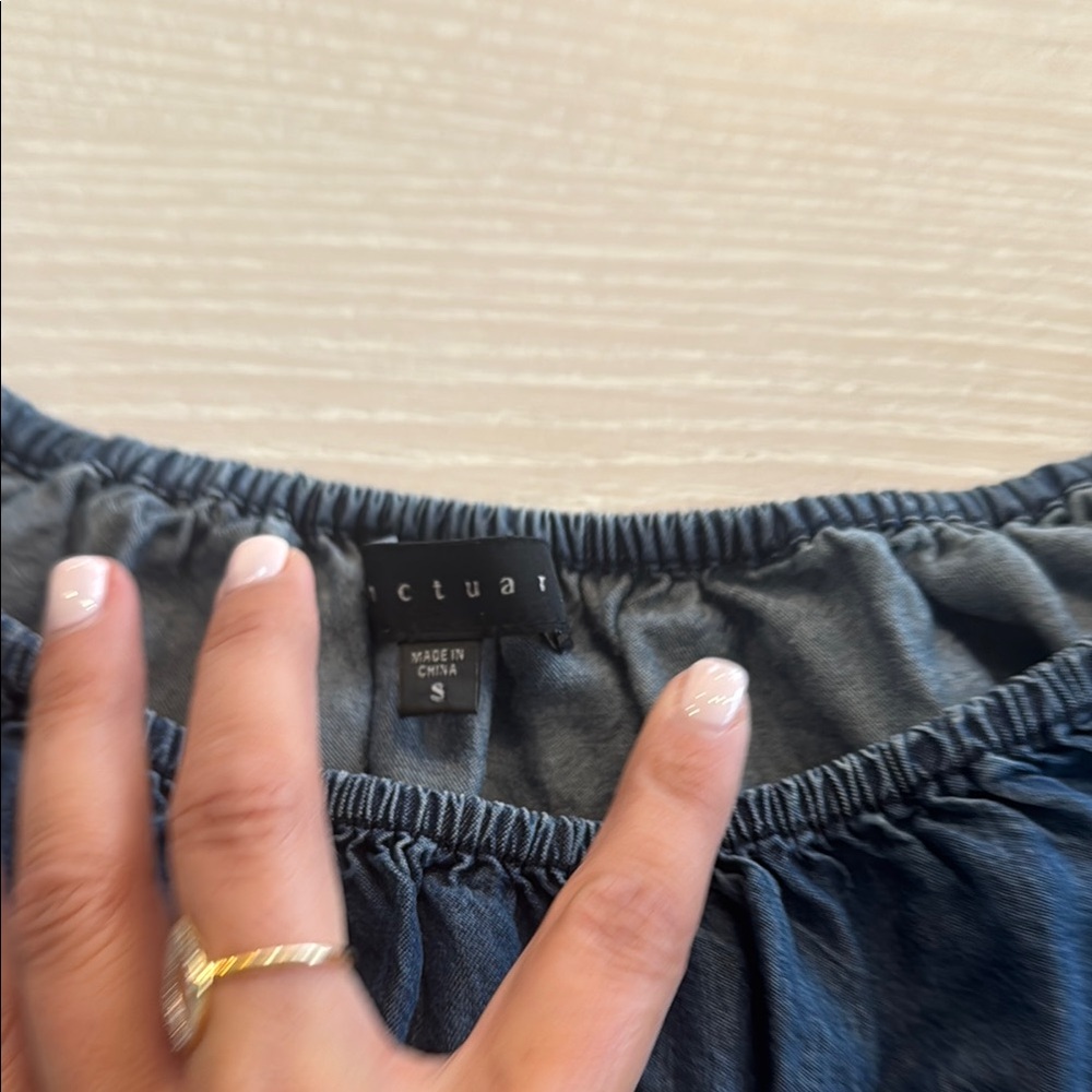 Sanctuary Midnight Ruffle Top